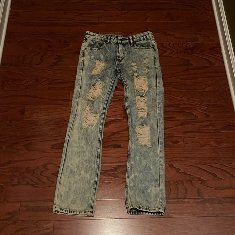 Kids blue jeans